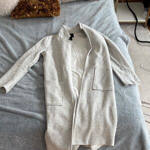 Forever 21 Light Gray trench coat